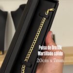 PULSO CUBANO ORO 10K DISEÑO MARTILLADO