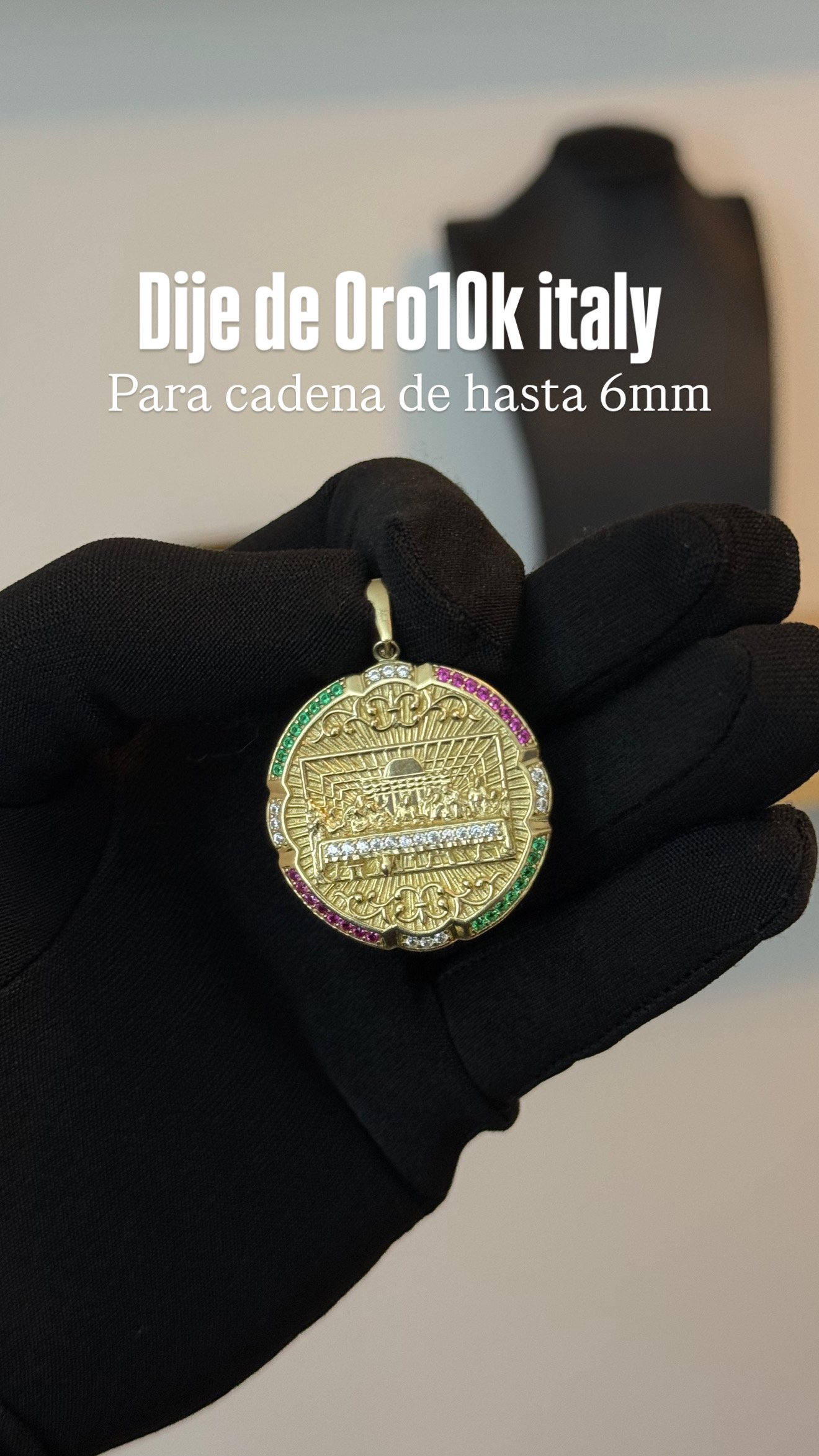 1E95C633-F71D-4EC1-B6D9-F2E7687A8C2B DIJE DE ORO10K DISEÑO SANTA CENA - Image 1