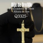 DIJE DE CRUZ DE ORO1OK
