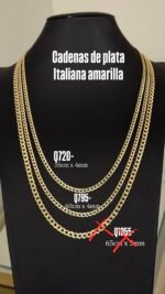 CADENAS DE PLATA 925 AMARILLA