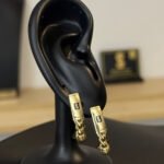 ARETES MONACO DISEÑO LISO ORO1OK