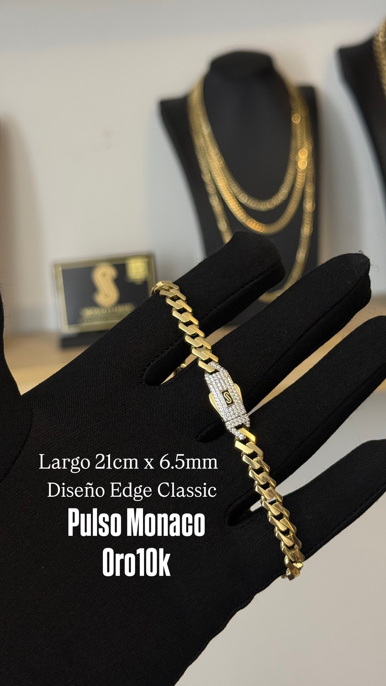 D64CB35A-C189-4816-9AC7-813D022456BD PULSO MONACO EDGE CLASSIC ORO10K - Image 1