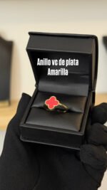 ANILLOS DE PLATA AMARILLA DISEÑO VC - Image 2