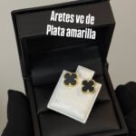 ARETES VC DE PLATA AMARILLA