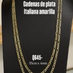 CADENAS CARTIER DE PLATA AMARILLA