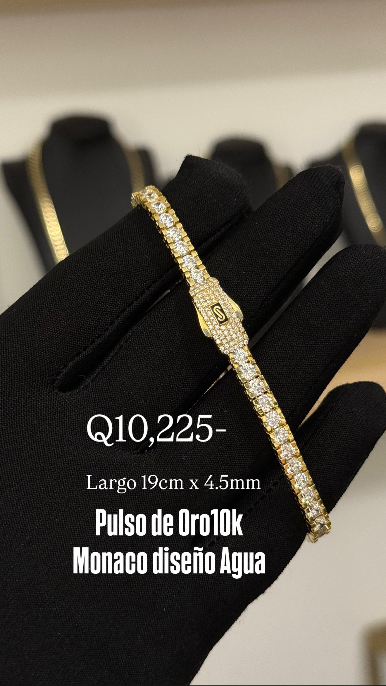 5BBD0613-6588-4137-B294-E2F6792BE841 PULSO MONACO ORO10K AGUA - Image 1