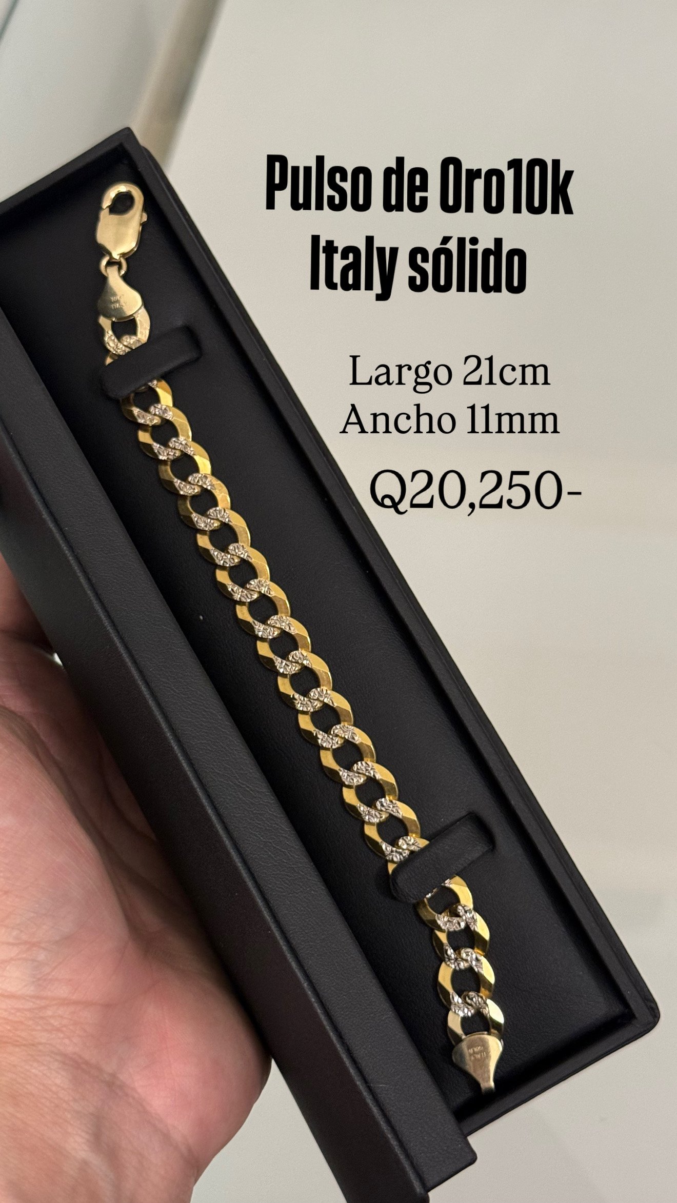 8E7B4994-2BAC-4A2E-B49B-6E5A63501D39 PULSO DE ORO10K SOLIDO - Image 1