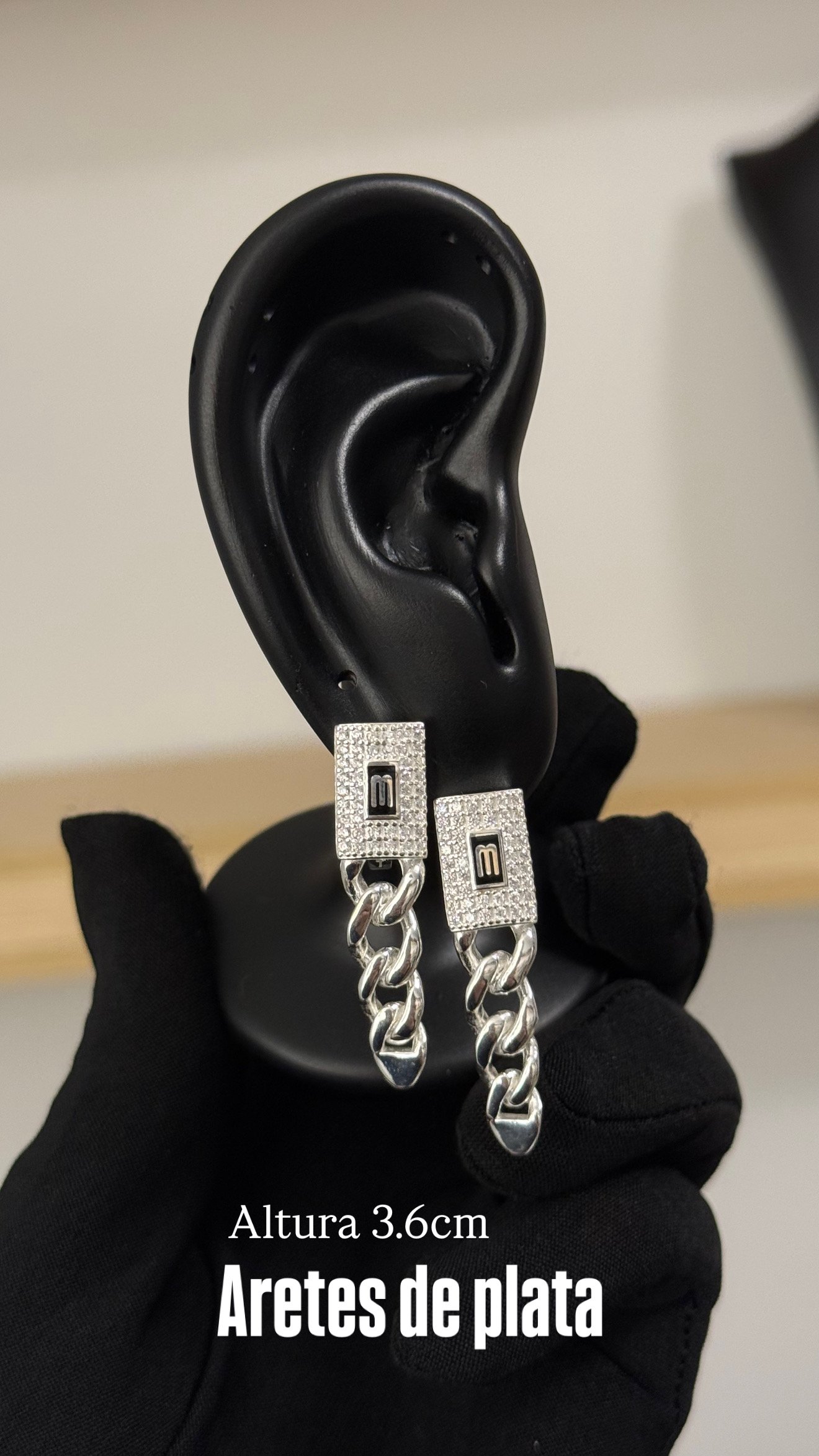 BBCC26B2-2D0B-48A5-83C8-3B48922C7F37 ARETES DE PLATA 925 - Image 1