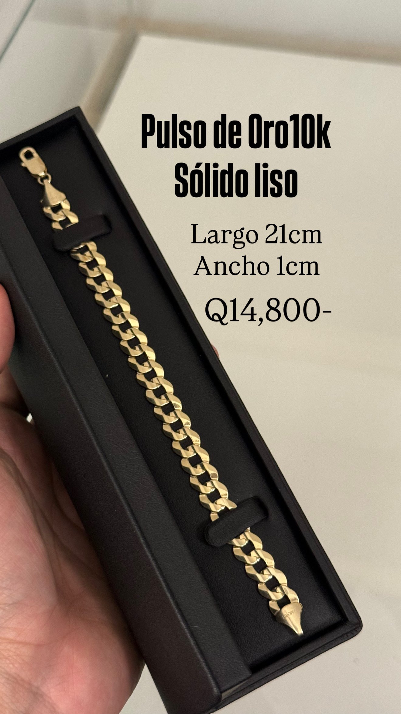 BBDFA781-9CC0-4D57-B7FF-C1228A615766 PULSO DE ORO10K SOLIDO - Image 1