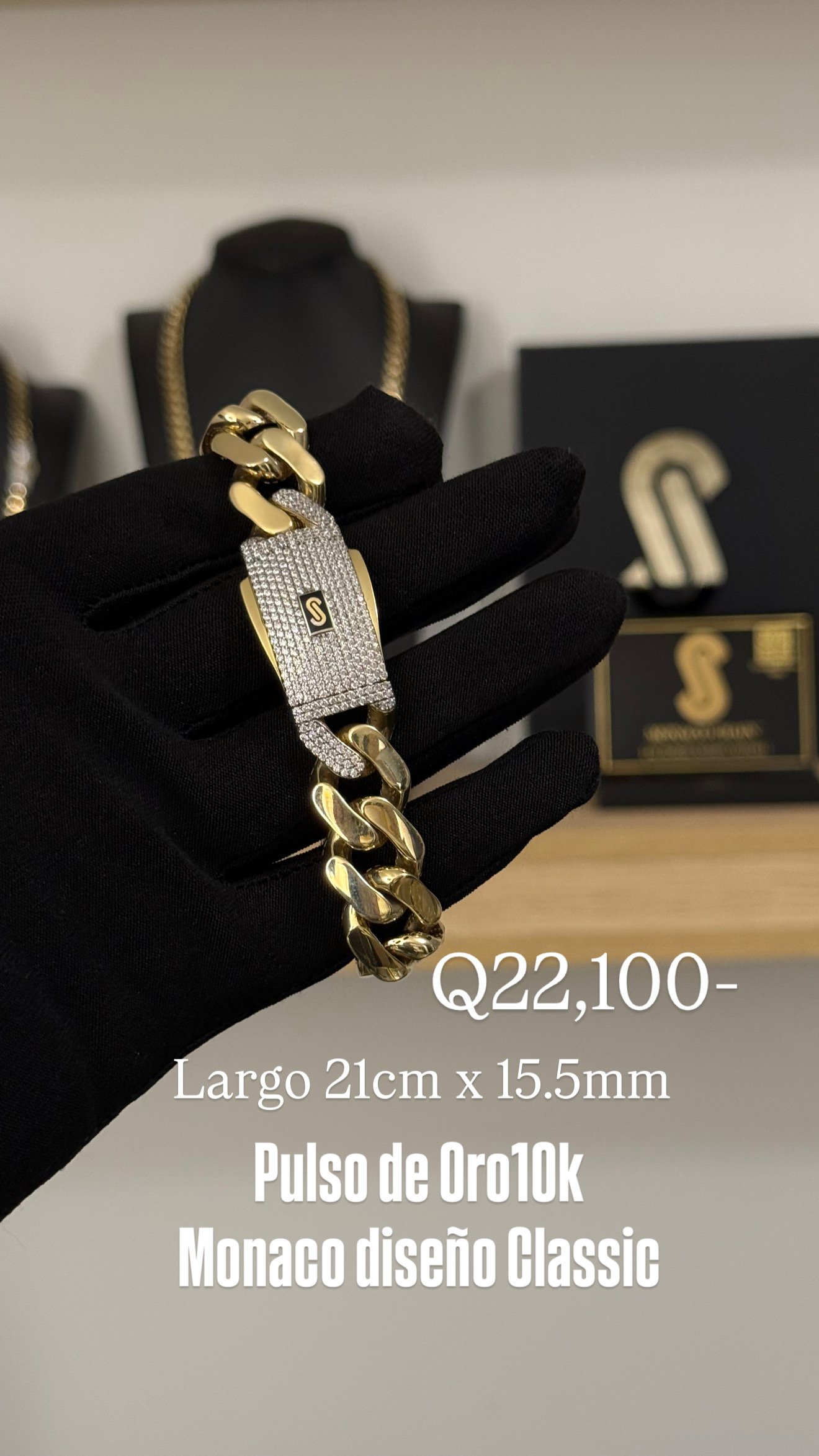 C73632EC-21C3-4E55-A8DC-351C9558F93A PULSO MONACO CLASSIC ORO10K - Image 1