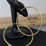 Argollas de Oro10k  grandes