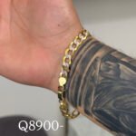 Pulso de Oro10k sólido martillado