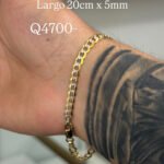 Pulso de Oro10k Sólida martillada