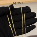 Cadena de Oro10k Sólida lisa