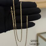 Cadena de Oro10k Diseño 3 oros