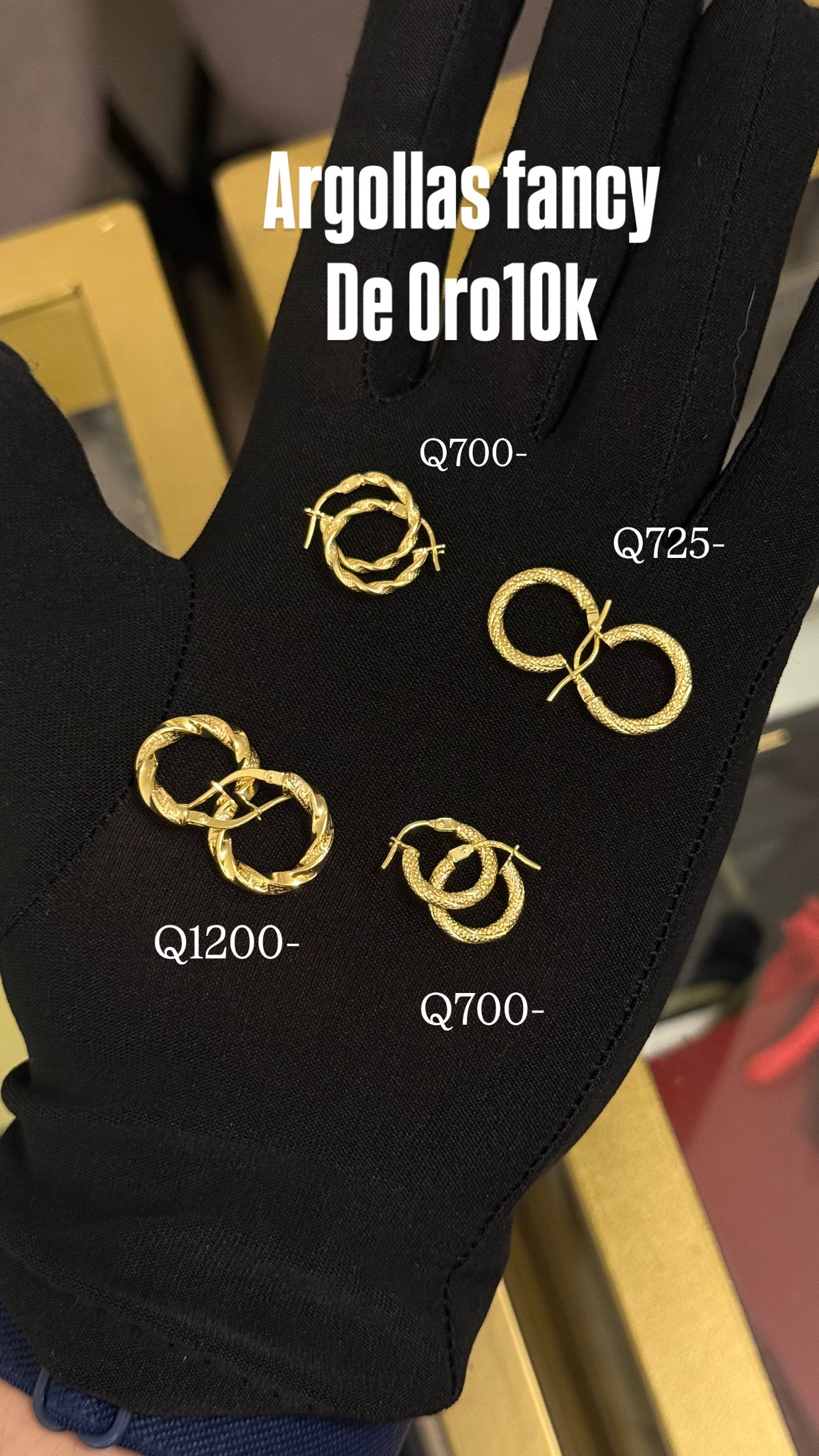 30AD2011-9138-479F-ABAE-DD668B0053CF Argollas de Oro10k pequeñas - Image 1