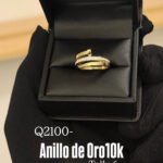 Anillo para dama, Oro10k Clavo de 3
