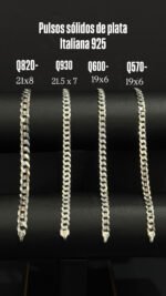 Pulsos para caballero de plata - Image 6