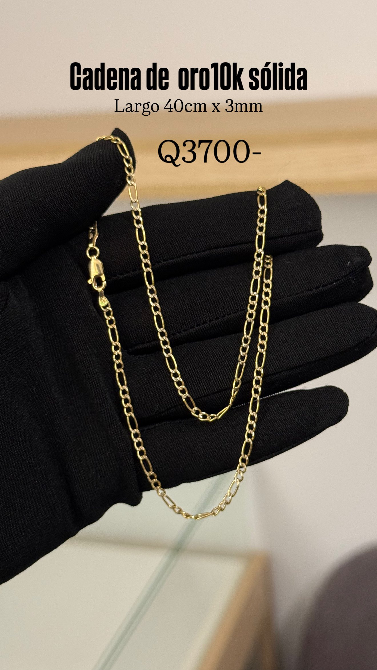 53007CF3-E760-4C8C-95DC-A36BB4334C35 Cadena de Oro10k Cartier sólida - Image 1