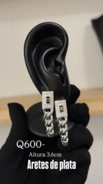 Aretes de plata italiana - Image 11