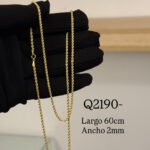 Cadena de Oro10k Lazo vacío