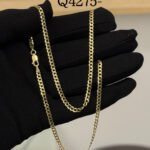 Cadena de Oro10k Sólida lisa