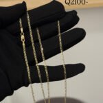 Cadena de Oro10k  Sólida lisa