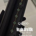 Pulsera Vc de Oro10k Verde