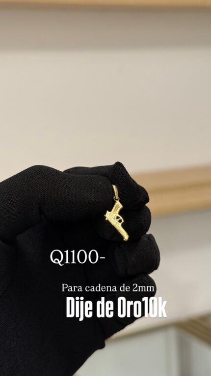 Dije de Oro10k De arma minimalista