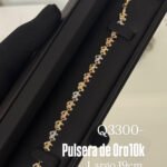 Pulsera de Oro10k Elefante 3 oros