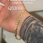 Pulso de Oro10k Sólido liso