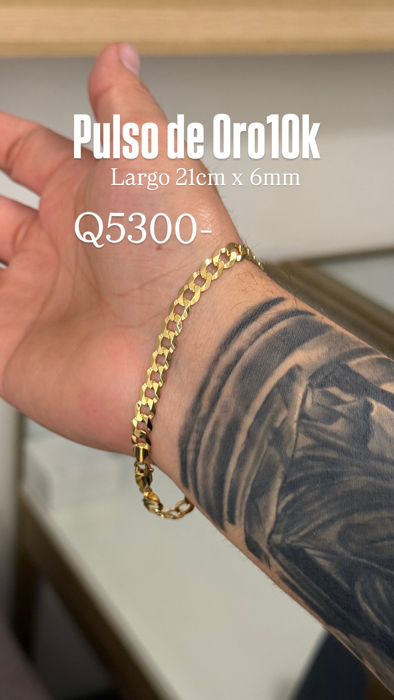 9B0EF429-3C4B-4E4F-9131-B5BF2D0C33D5 Pulso de Oro10k Sólido liso - Image 1