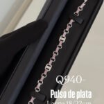 Pulsos para dama de plata