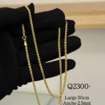 Cadena de Oro10k Lazo vacío