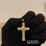 Dije de Oro10k Cruz lisa