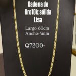 Cadena de Oro10k  Sólido liso