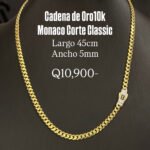 Cadena Mónaco Oro10k Classic
