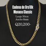 Cadena Mónaco Classic oro10k