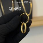 Argollas de Oro10k  Medianos