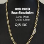Cadena Mónaco Alternative Oro10k