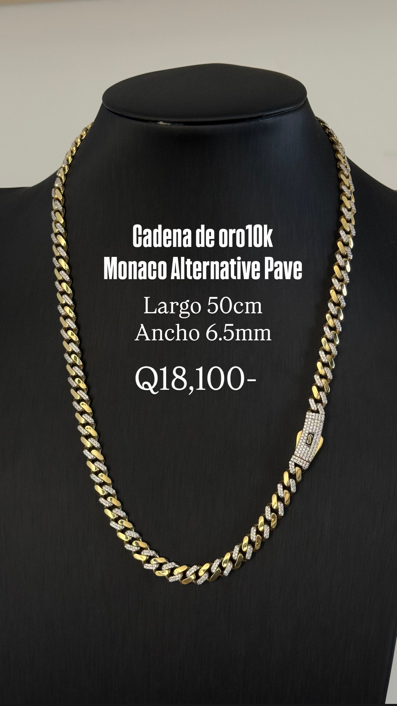 DCCF9672-1238-4A90-8EBA-7FE758180688 Cadena Mónaco Alternative Oro10k - Image 1