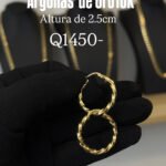 Argollas de Oro10k  Medianos