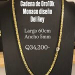 Cadena Mónaco del Rey Oro10k
