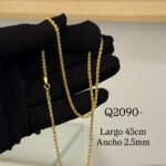 Cadena de Oro10k Lazo vacío