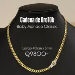Cadena Mónaco Oro10k  cod1