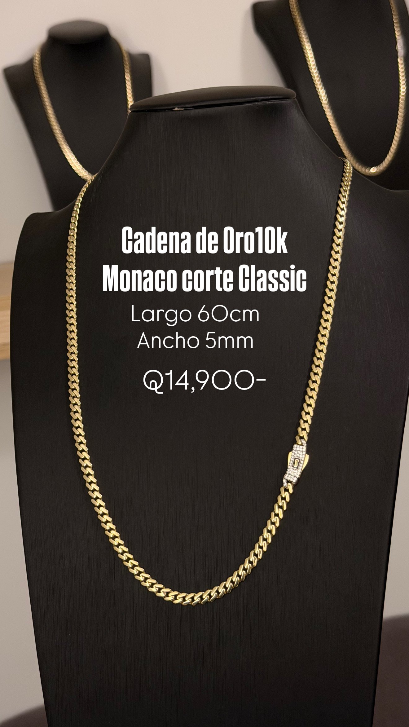 6F463100-5529-4BCA-9839-D4334061FD8F Cadena Mónaco Oro10k Cod12 - Image 1