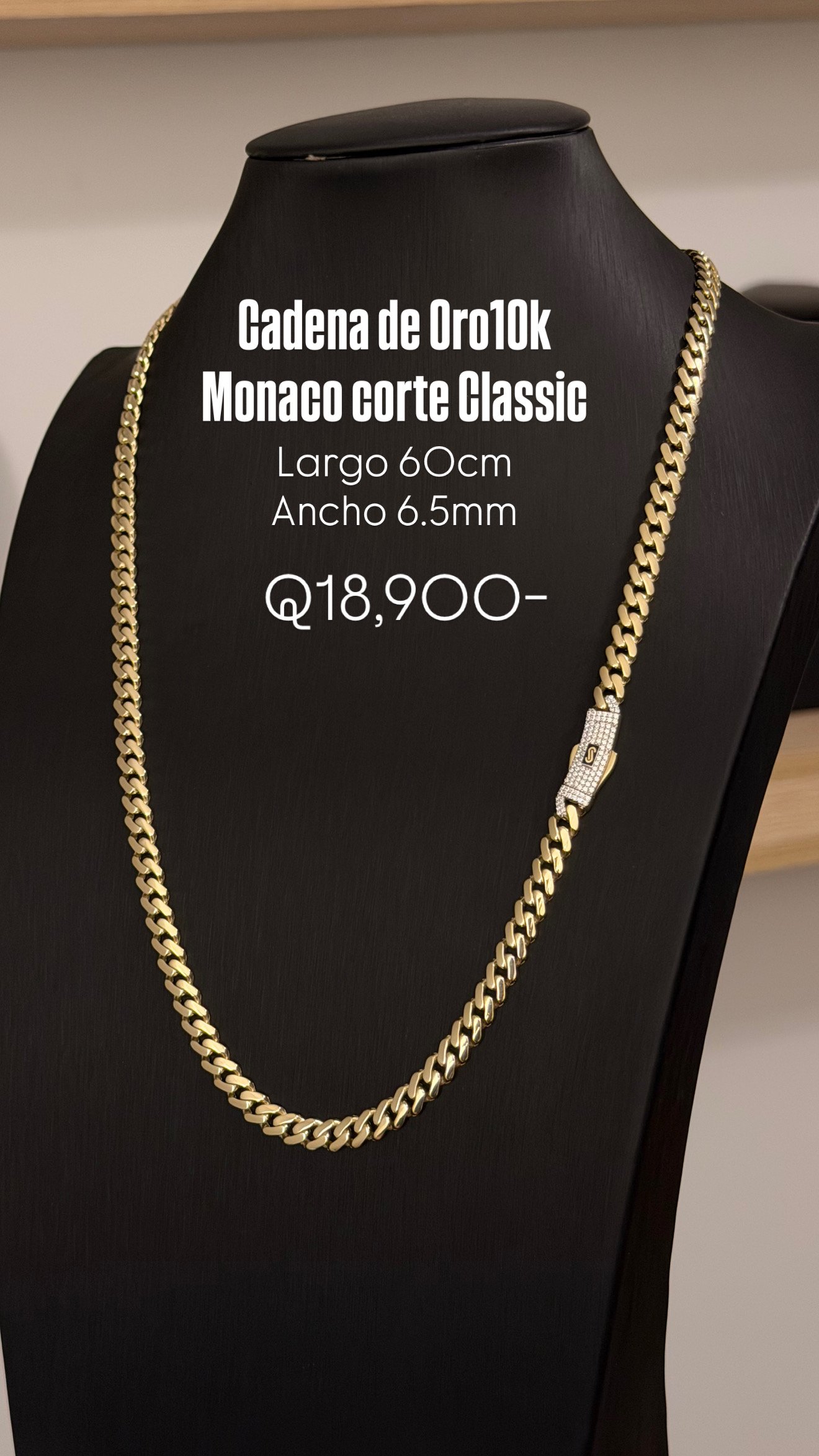 D6723638-148B-45FA-8313-3D60F884D5CB Cadena Mónaco Oro10k Cod14 - Image 1